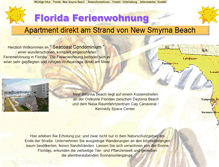 Tablet Screenshot of florida-strandwohnung.de